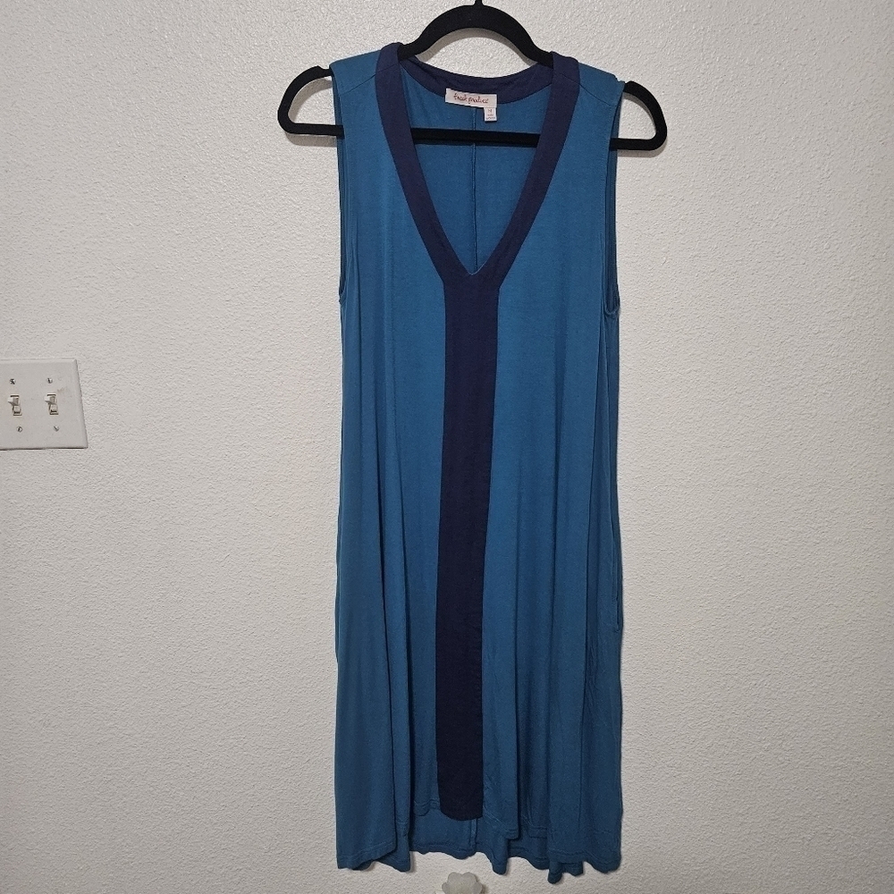 Fresh Produce dress with pockets color block size medium